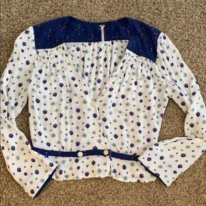 Free people long sleeve blouse
